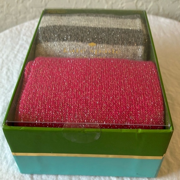 Kate Spade:  Gray & Pink Socks Set - Picture 7 of 16